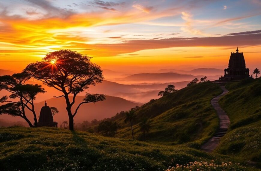 sunrise photography at nandi