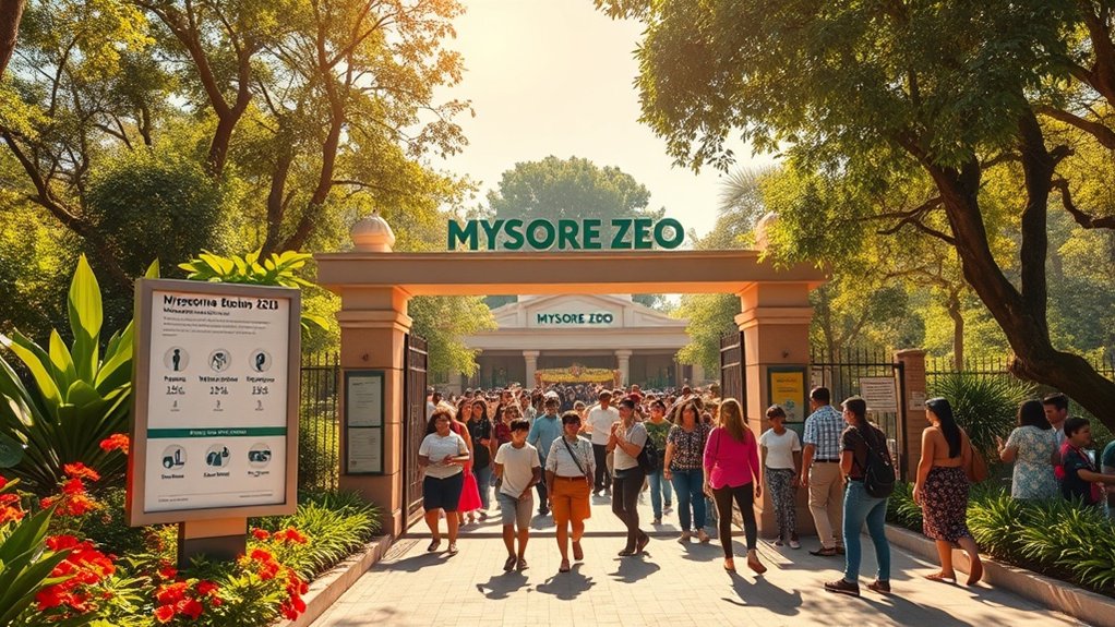 mysore zoo visitor hours